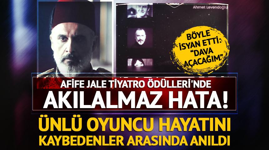 Afife Jale'de akılalmaz hata! O sanatçıyı ölenler arasında andılar