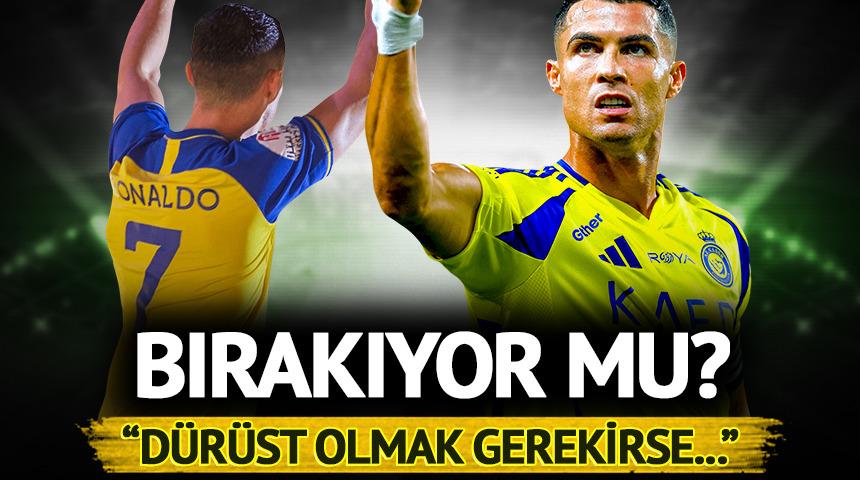 Cristiano Ronaldo ilk kez futbolu bırakacağı tarihi açıkladı! Hayranlarını tedirgin eden sözler...