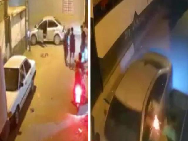 Çakarla gezdi, çocukların üzerini aradı, havaya ateş açtı!