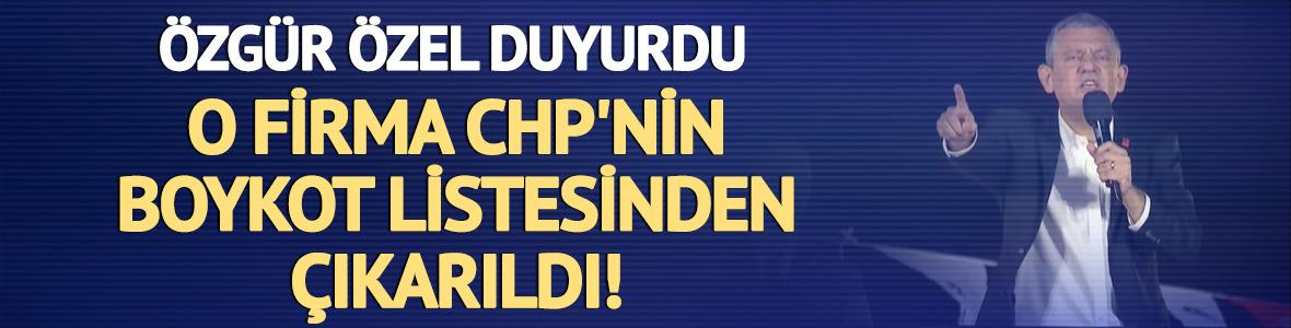 Özel, Espressolab'u boykot listesinden çıkardı