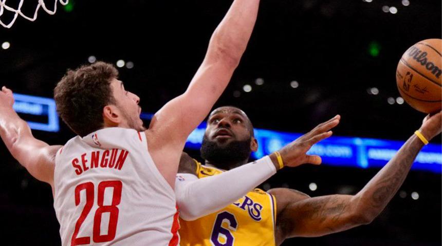 NBA efsanelerinden Lebron James'ten Milli yıldız Alperen Şengün için olay sözler! Houston performansıyla alev almıştı...