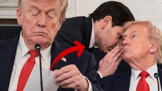 Dünyanın merak ettiği o not! Trump’ın kulağına fısıldayıp verdi, toplantı hemen sonlandırıldı…