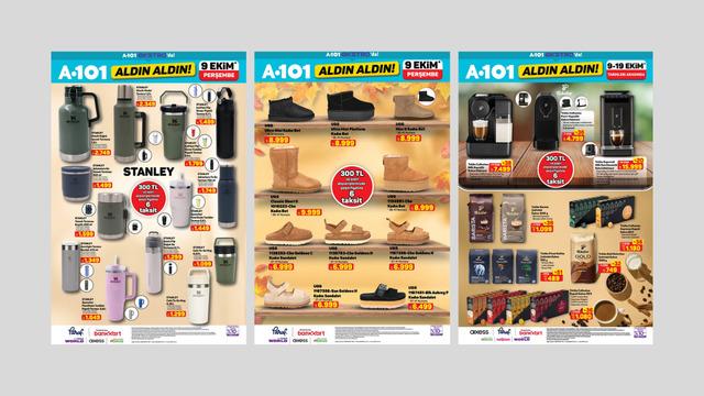 A101'e Stanley termoslar geliyor! İşte 9 Ekim 2025 A101 Aldın Aldın Kataloğu