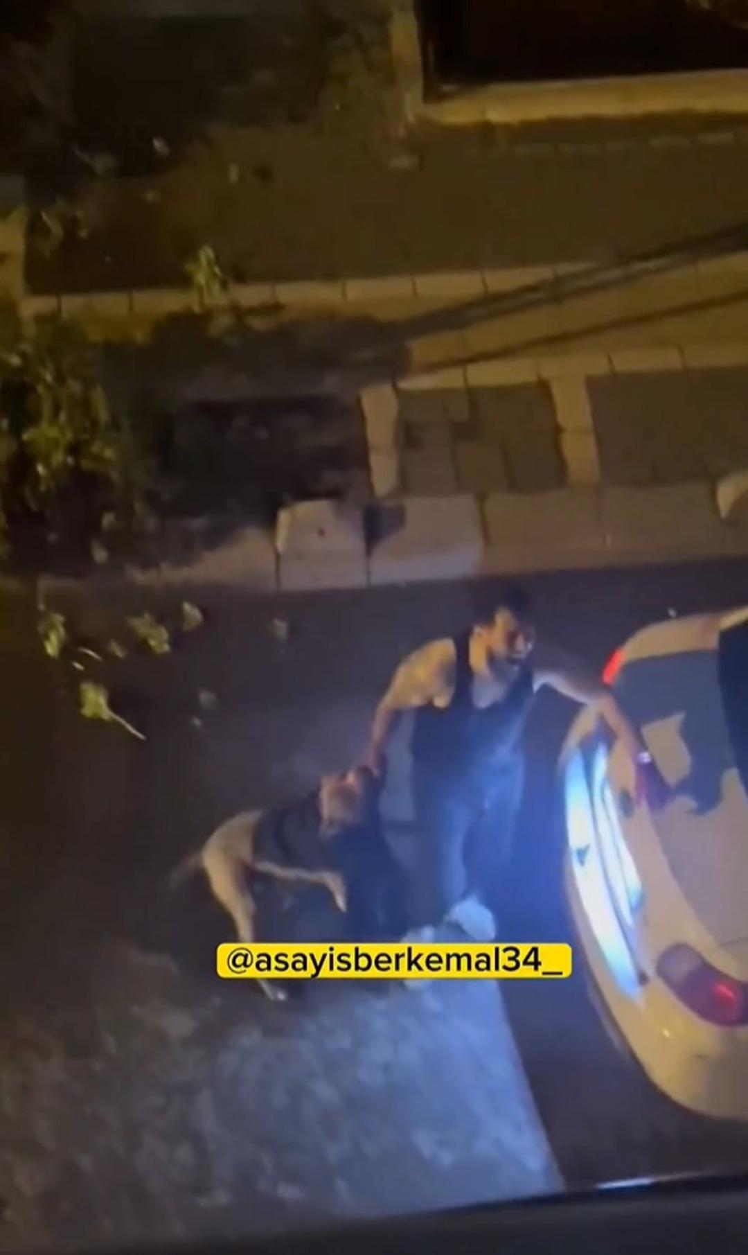 Sokak ortasında can pazarı! Pitbull sahibine böyle saldırdı 3