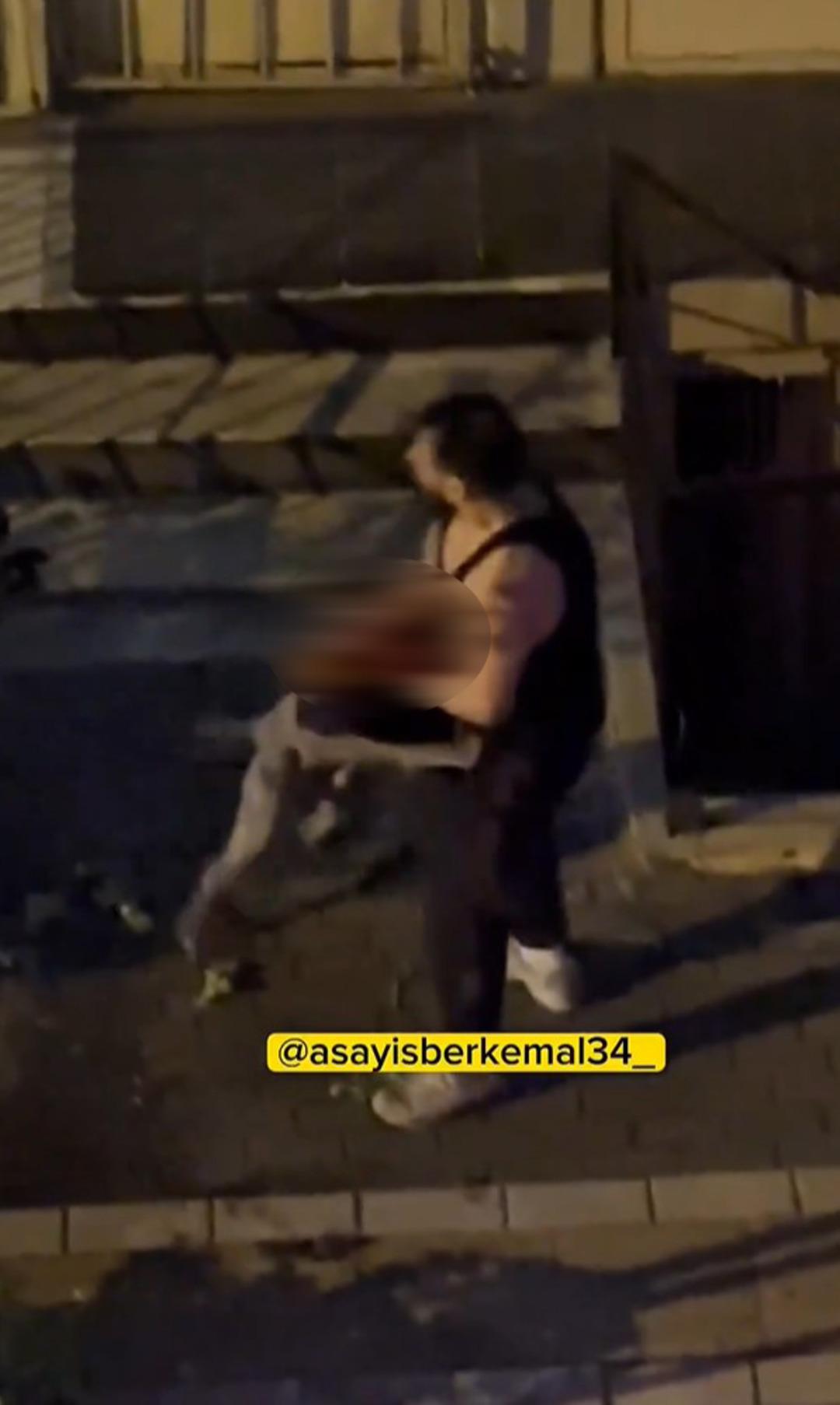 Sokak ortasında can pazarı! Pitbull sahibine böyle saldırdı 1