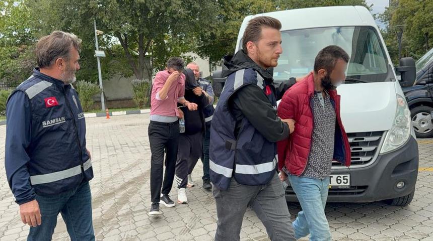 Samsun'da uyuşturucu operasyonları: 3 gözaltı