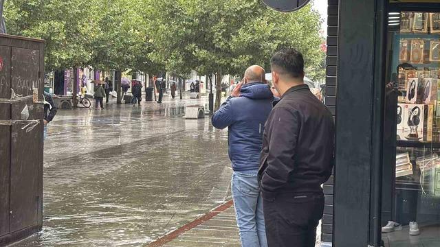 Bolu’da yağmur etkili oldu 2