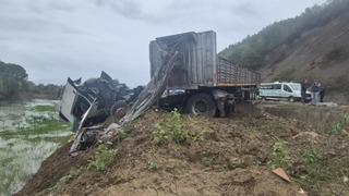 Bartın'da tır yoldan çıktı! 1 ölü, 2 yaralı