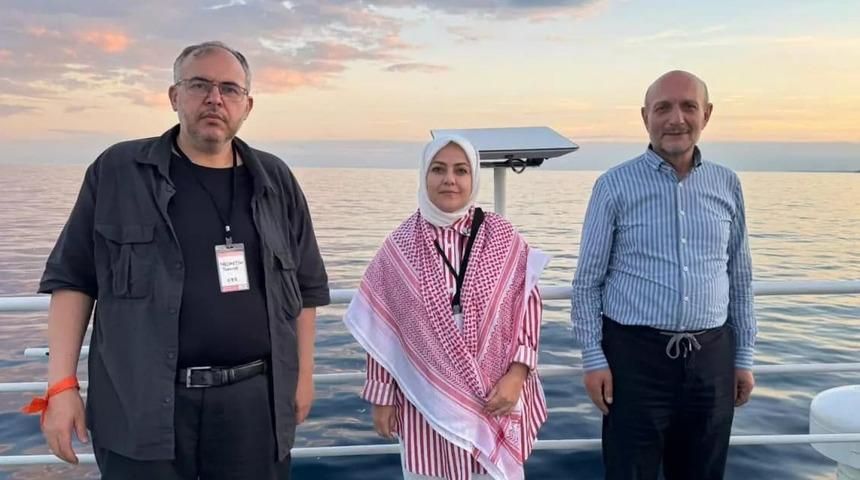 Özgürlük Filosu'nda alıkonulan 3 Türk milletvekili yurda döndü