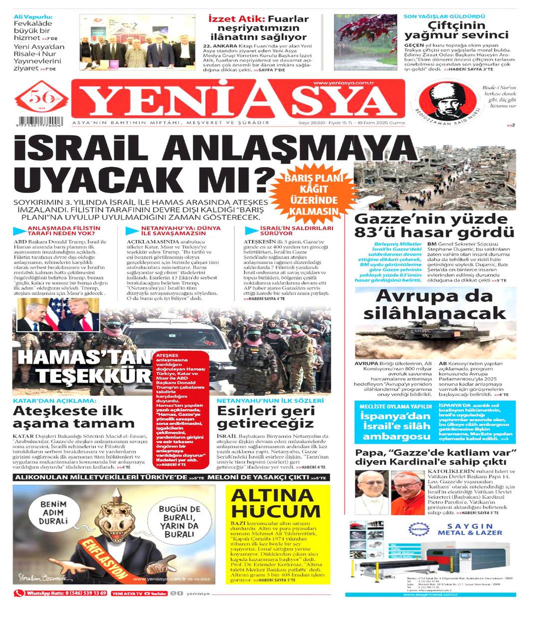 Yeni Asya Gazetesi