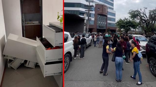 Filipinler'de 7.4 büyüklüğünde deprem! Şiddetli deprem sonrası Tsunami uyarısı da yapıldı