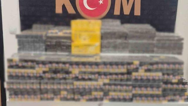 Mardin’de 7 bin paket kaçak sigara ele geçirildi