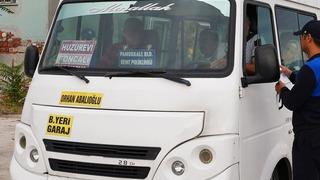 Şehir içi dolmuşlarda trafik denetimi