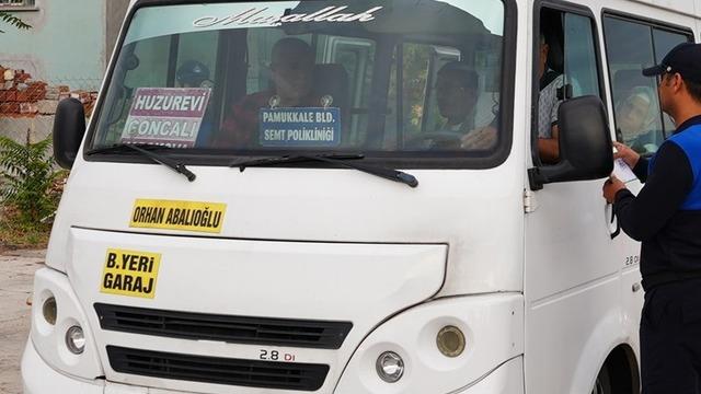 Şehir içi dolmuşlarda trafik denetimi