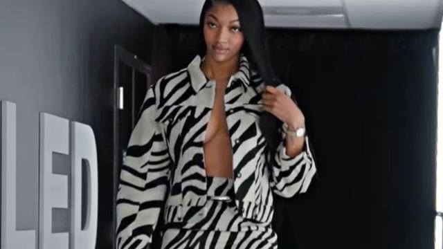 Ünlü basketbolcu Angel Reese Victoria's Secret podyumuna hazırlanıyor! Kanatlarını takıp poz verdi