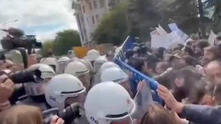 10 Ekim Ankara Gar Katliamı’nın 10. yılı anmasında ortalık karıştı! Biber gazlı müdahale