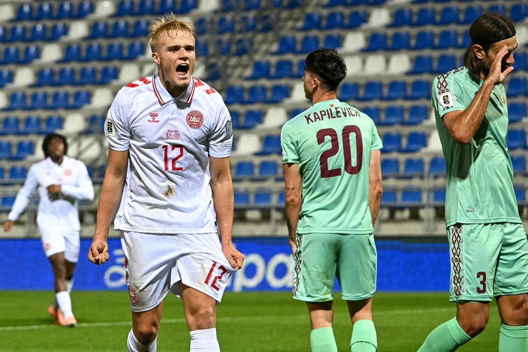 Danimarka dan FIFA Dünya Kupası Avrupa Elemeleri nde Belarus deplasmanında rahat galibiyet! 2