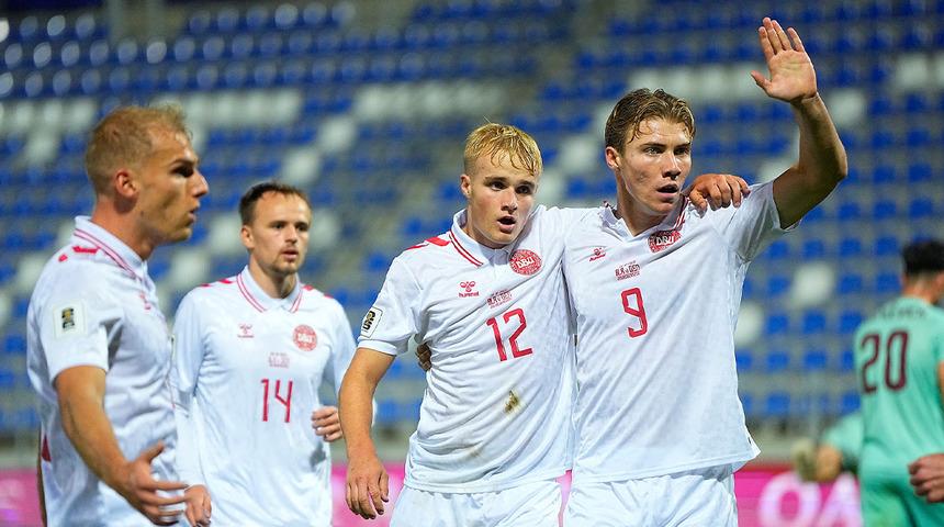 Danimarka'dan FIFA Dünya Kupası Avrupa Elemeleri'nde Belarus deplasmanında rahat galibiyet!