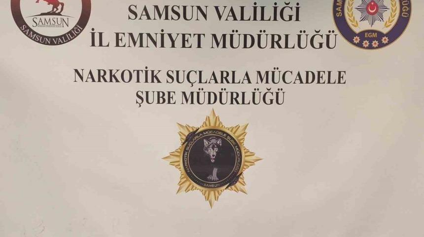 Samsun’da narkotik operasyonu: Silah ve uyuşturucu ele geçirildi