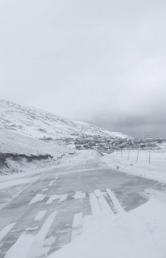 Gümüşhane’nin yüksekleri beyaza büründü 5