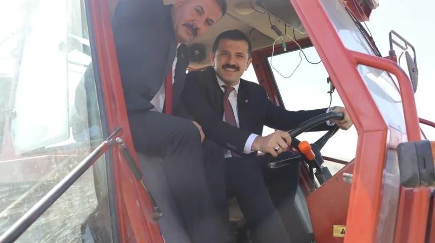 Tutak’ta şeker pancarı hasadı başladı