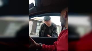 Başakşehir'de sürücüyü tehdit eden taksici yakalandı!