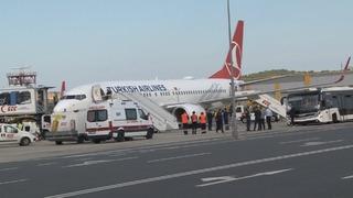 Özgürlük Filosu'nun 18'i Türk 94 aktivisti THY uçağıyla İstanbul'a geldi