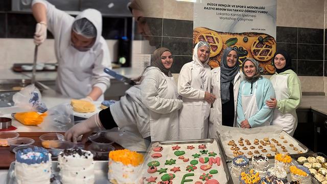 Yurtta kalan kız öğrenciler mutfakta buluştu: Lezzet dolu bir gün...