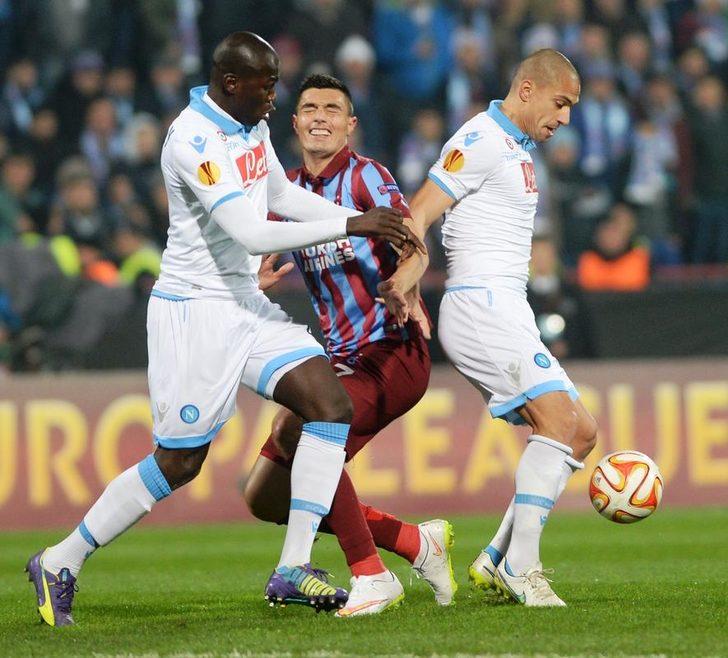Trabzonspor - Napoli maçından kareler G4