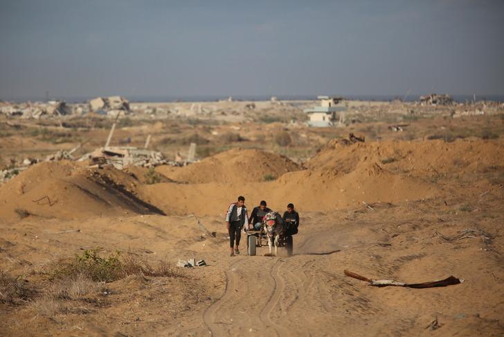 Gazze'ye dönüş! Ateşkes sonrası akın akın yollara düştüler, taş üstünde taş kalmamış...  G2