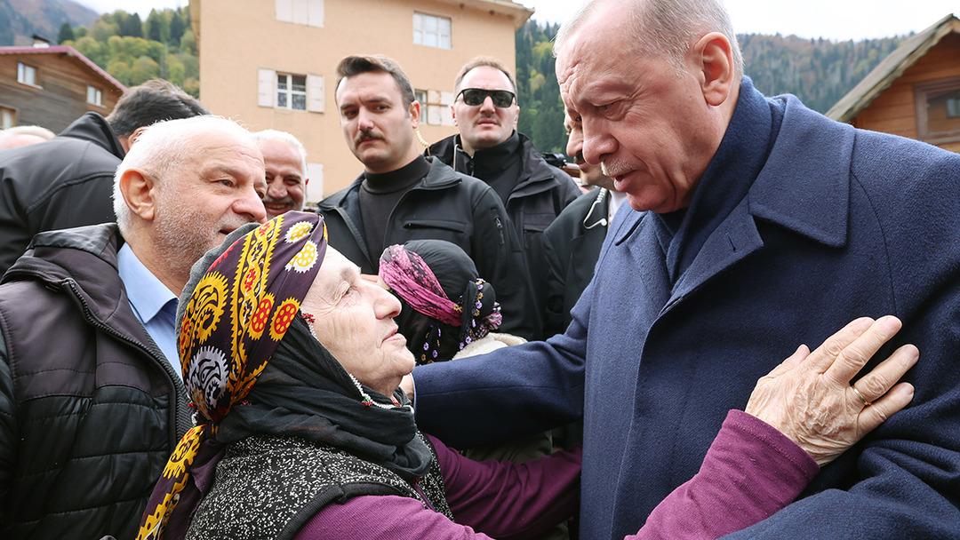 Cumhurbaşkanı Erdoğan dan Ayder Yaylası na ziyaret 1
