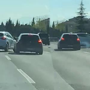 İçerisinde bebek olan aracı sıkıştırıp makas attı! Feci kazada 4 araca zarar verdi