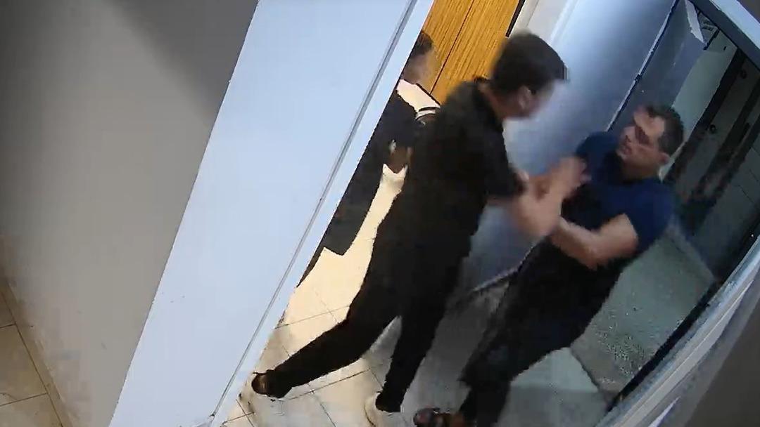 Çocuğunun gözü önünde babayı darbetti! Polis merkezinde kayınbirader dayağı 1