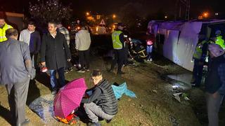 Kastamonu'da korkunç kaza! Tur midibüsü devrildi... Çok sayıda yaralı var