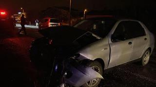 Gönen’de otomobil traktöre çarptı: 2 yaralı