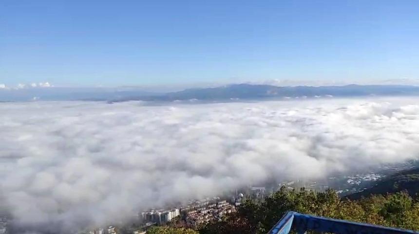 Bursa sisle kaplandı