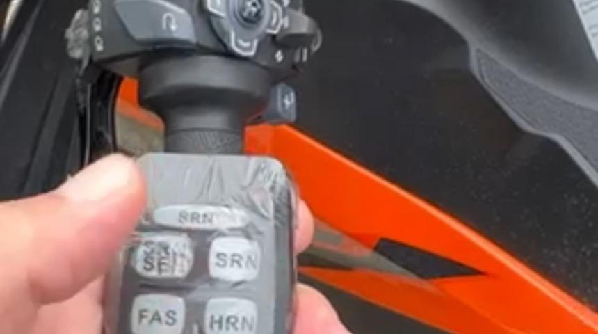 Usulsüz siren tertibatı bulundu! Motosiklet sürücüsüne 138 bin 172 lira ceza