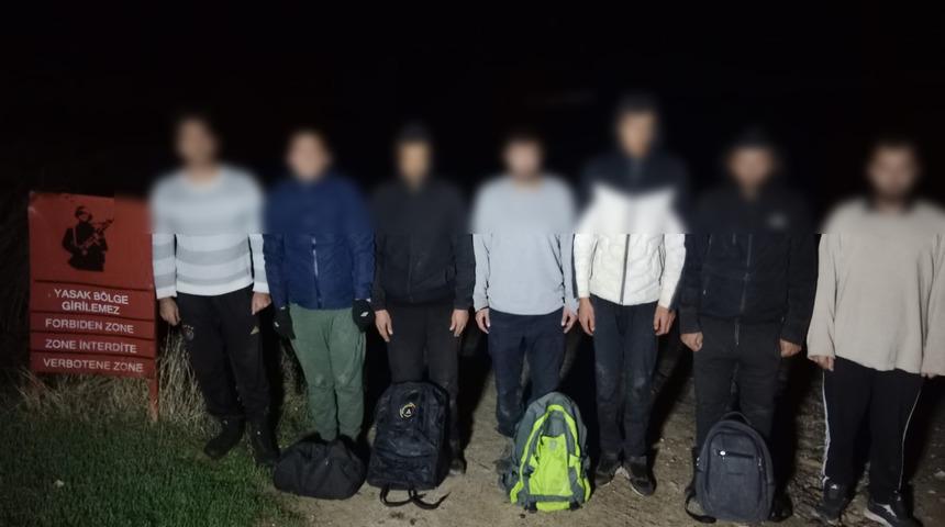 Edirne'de 16 düzensiz göçmen yakalandı