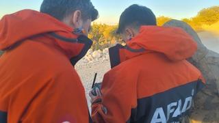 Gabar Dağı'nda yolunu kaybeden tır sürücüsü termal dron ile bulundu