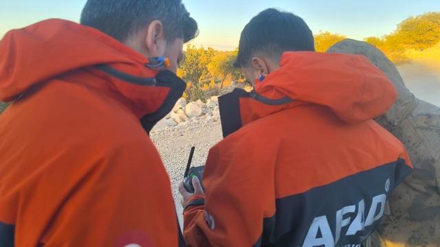 Gabar Dağı'nda yolunu kaybeden tır sürücüsü termal dron ile bulundu