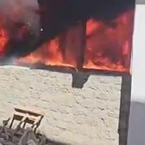Diyarbakır’da korkutan yangın