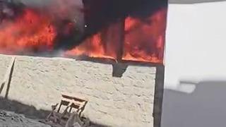 Diyarbakır’da korkutan yangın