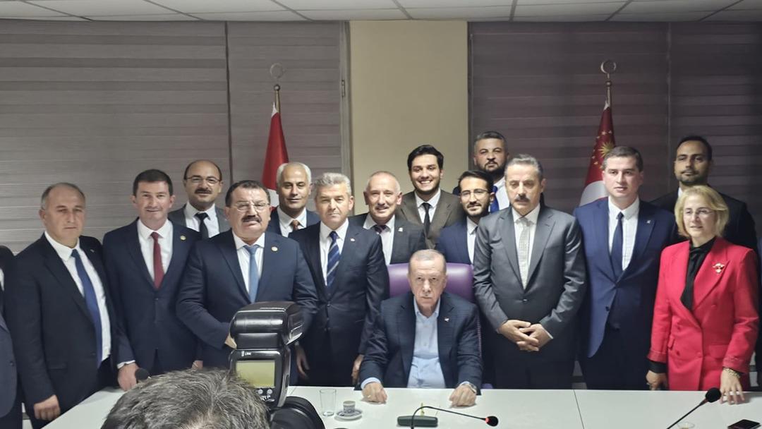 Artvin heyeti Cumhurbaşkanı Erdoğan’la buluştu 1