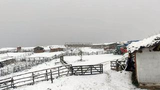 Amasya'nın yüksek kesimlerine kar yağdı