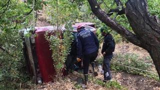 Malatya'da virajı alamayan pikap şarampole uçtu: 2 yaralı