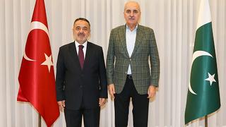 TBMM Başkanı Kurtulmuş'tan Pakistan'daki büyükelçiliğe ziyaret