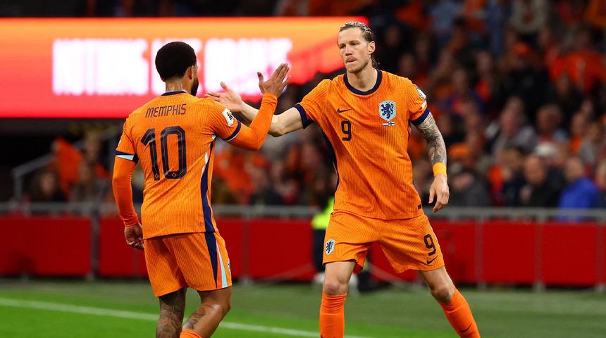 Depay'dan rekorlar gecesi: Hollanda, Finlandiya'yı farklı geçti!