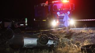 Nevşehir’de otomobil tarlaya uçtu: 2 ölü, 1 yaralı