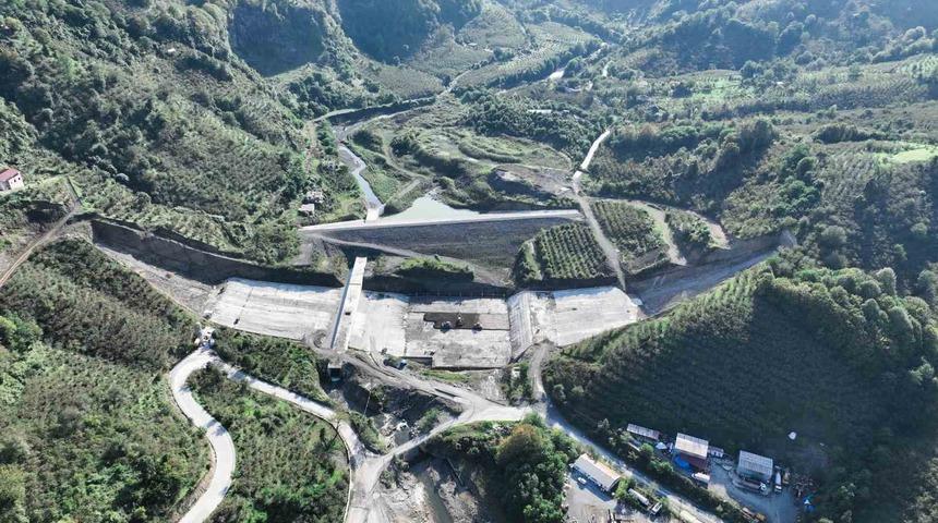 Salıpazarı Barajı’nda çalışmalar devam ediyor