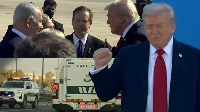 Son dakika | Uçaktan iner inmez koyu sohbet! İsrail'de yollar kapatıldı, Trump'ın ziyaretinden ilk kareler geldi... Savaş bitti, ateşkes sürecek